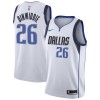 Dres Dallas Mavericks Spencer Dinwiddie 26 Nike 2022-23 Association Edition Bijela Swingman